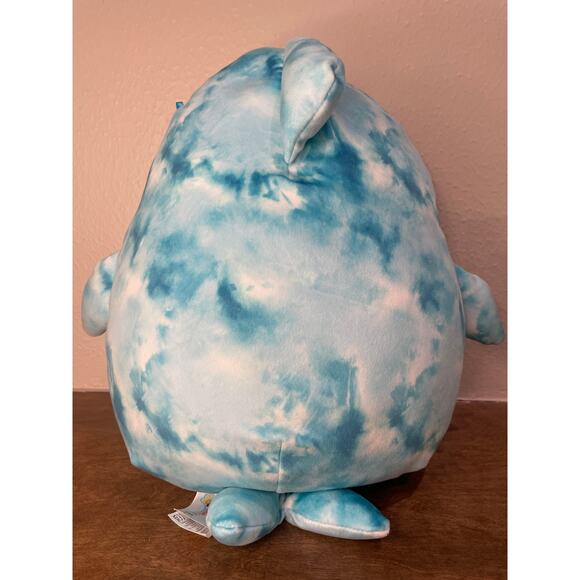 Squishmallow Danika the Blue Crinkle Tie Dye Dolphin 12” - Picture 2 of 4